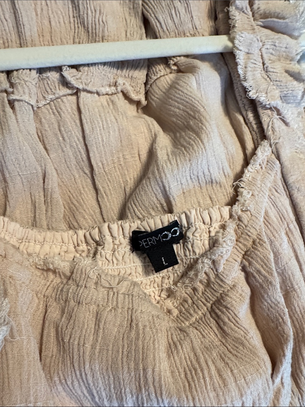 Papermoon Beige Ruffle Strap Sundress - Picture 4 of 5